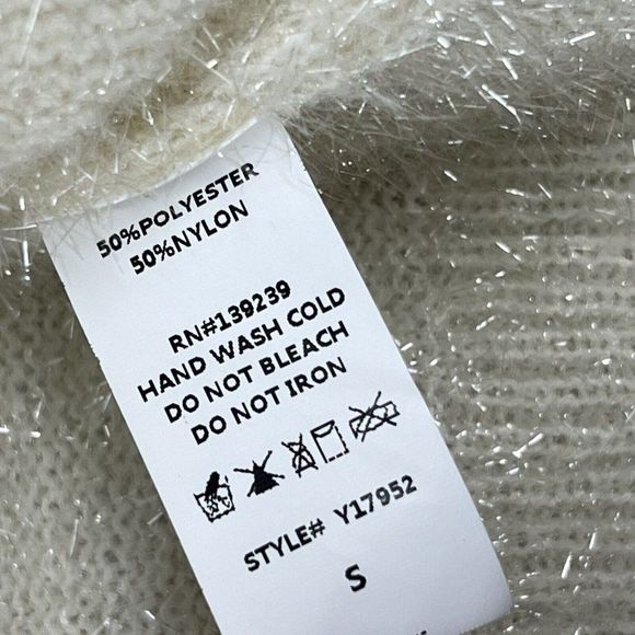 Do + Be Sparkle Balloon Sleeve Sweater Size S - Picture 11 of 11